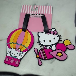 Hello Kitty Luggage Tag 2pc Set